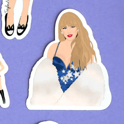 Taylor Swift Vinyl Sticker - Midnights