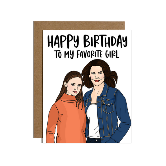 Gilmore Girls Birthday Greetings Card