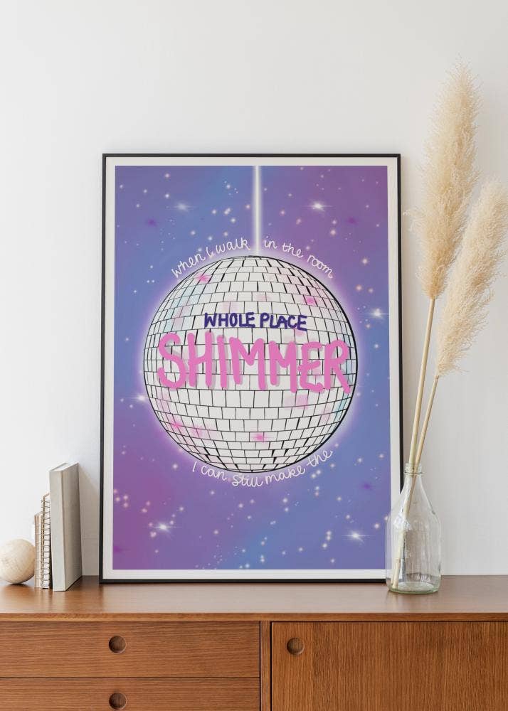 "Whole Place Shimmer" Taylor Swift Inspired Art Prints
