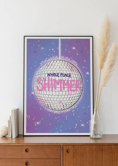"Whole Place Shimmer" Taylor Swift Inspired Art Prints