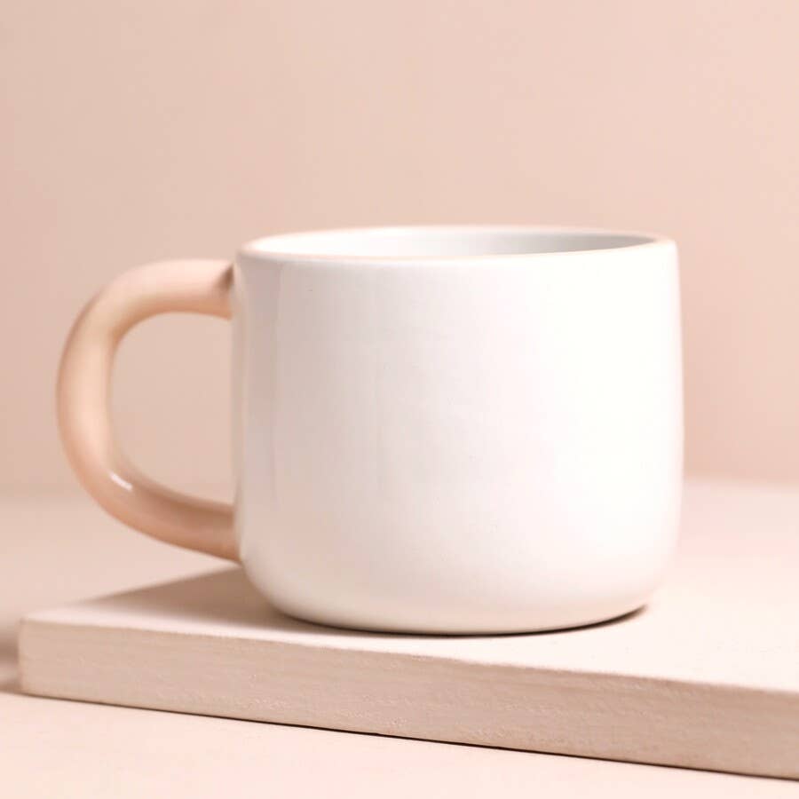 Ceramic Orange Heart Nana Mug