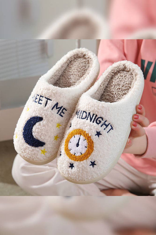 Meet Me At Midnight Cosy And Fluffy Slippers