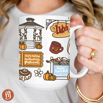 Gilmore Girls Autumn in Stars Hollow Ceramic Mug - 15oz