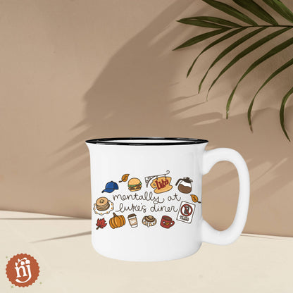 PREORDER -Mentally At Luke's Diner Ceramic Campfire Mug, 13oz
