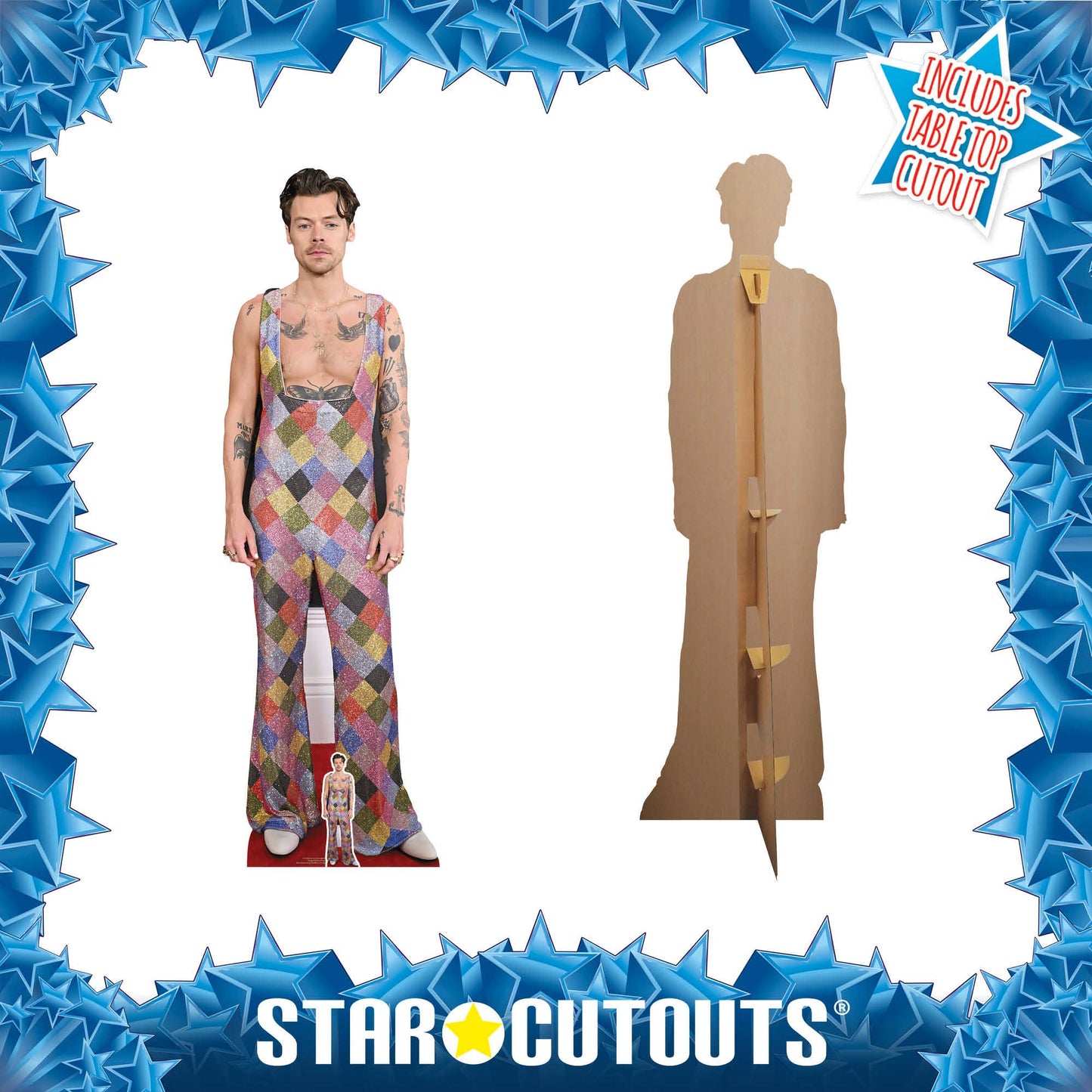Harry Styles - Height 185cm - Lifesize Cardboard Cut Out With Mini Harry Also