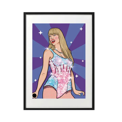 Taylor Swift - Shimmer Art Print A4