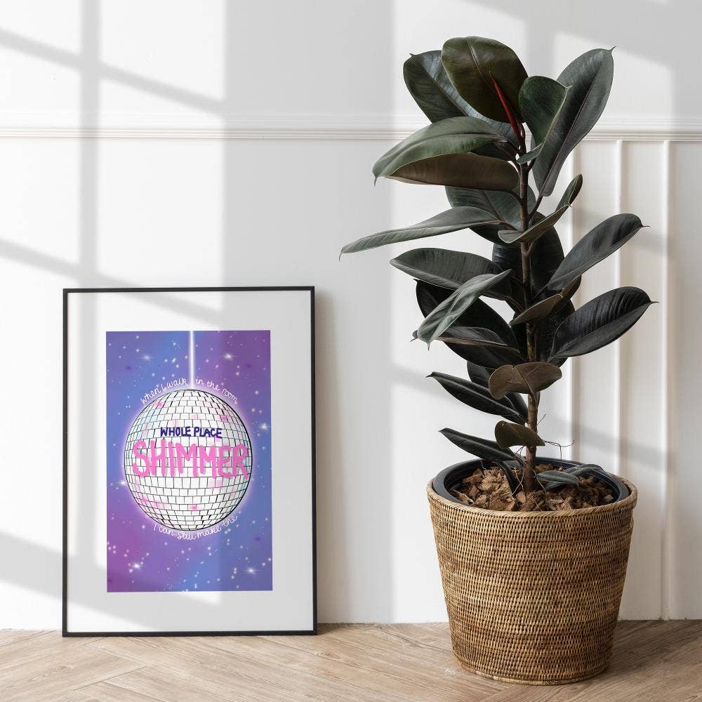 "Whole Place Shimmer" Taylor Swift Inspired Art Prints