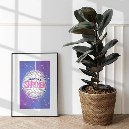 "Whole Place Shimmer" Taylor Swift Inspired Art Prints