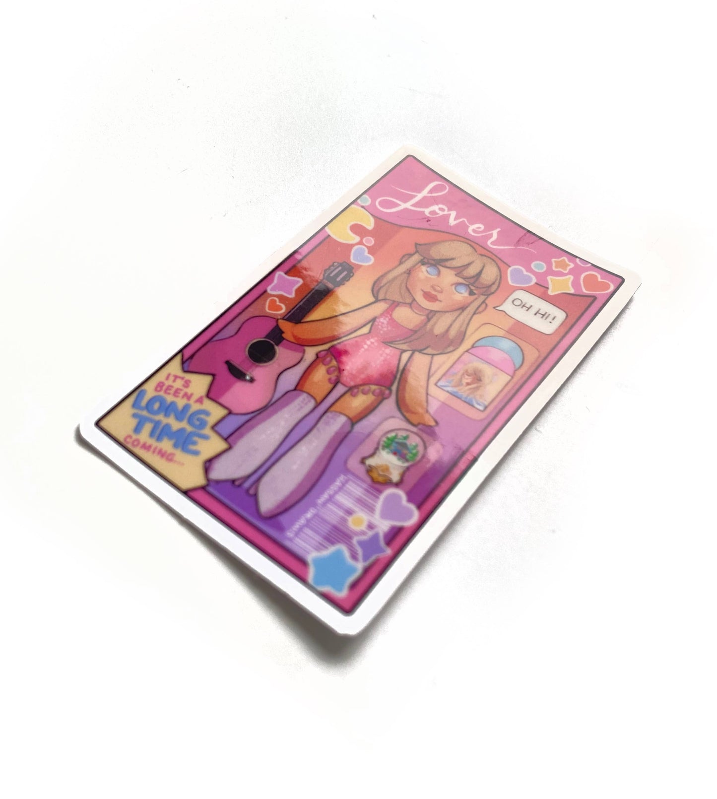 Taylor Eras Lover Inspired Doll Drawing Sticker Decal Art