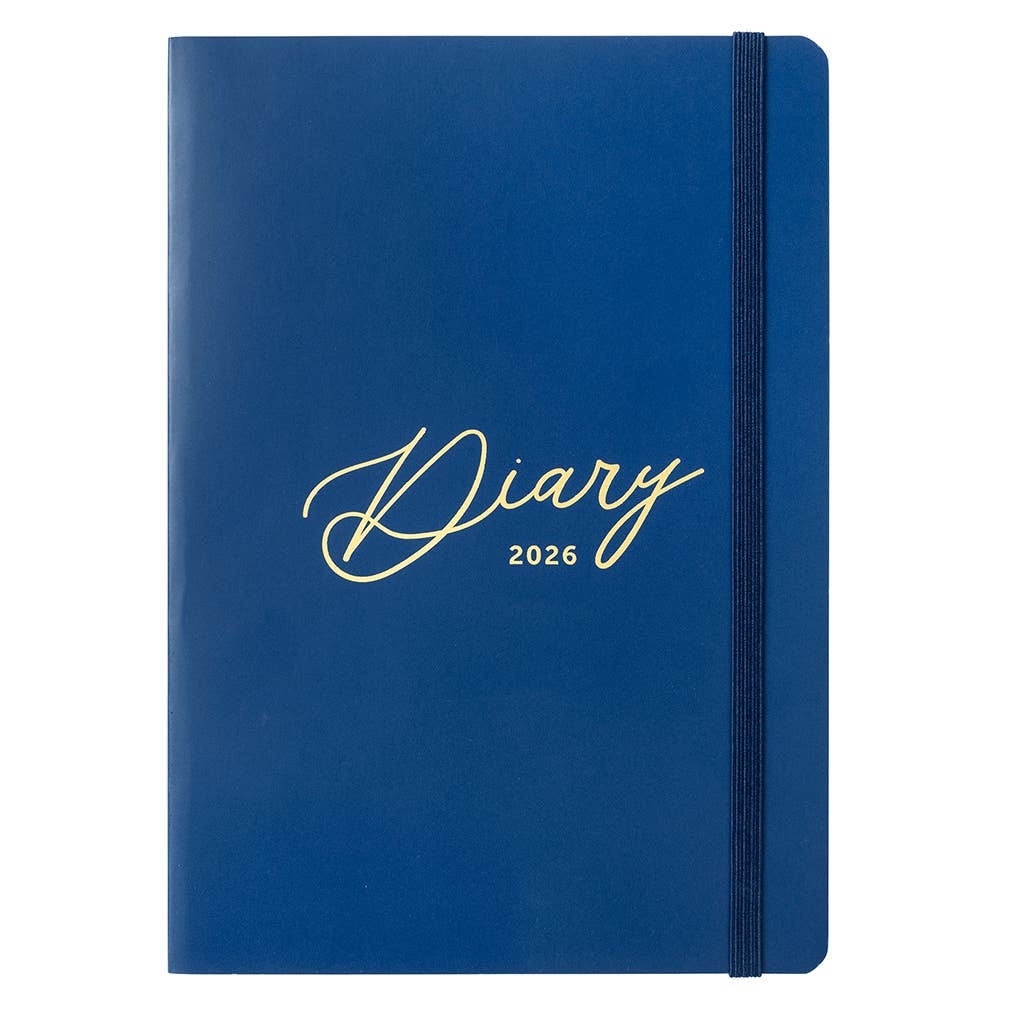 2026 Diary | Everyday Weekly Planner Diary | Navy
