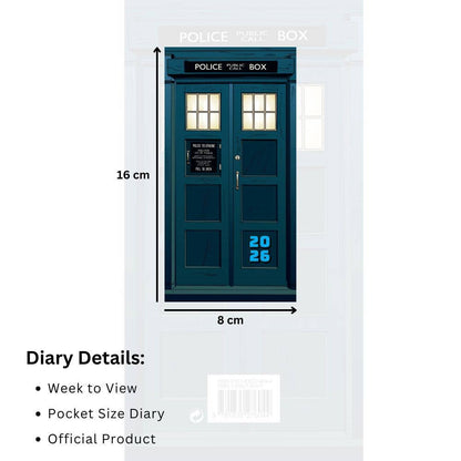 DOCTOR WHO 2026 SLIM DIARY