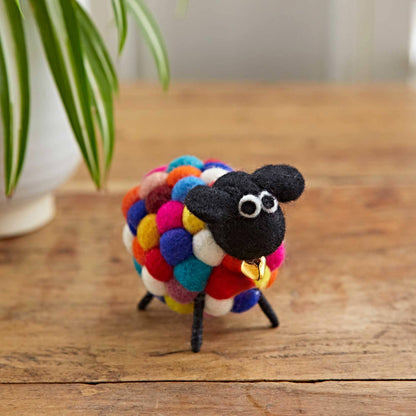 Felt Sheep Ornament - Handmade
