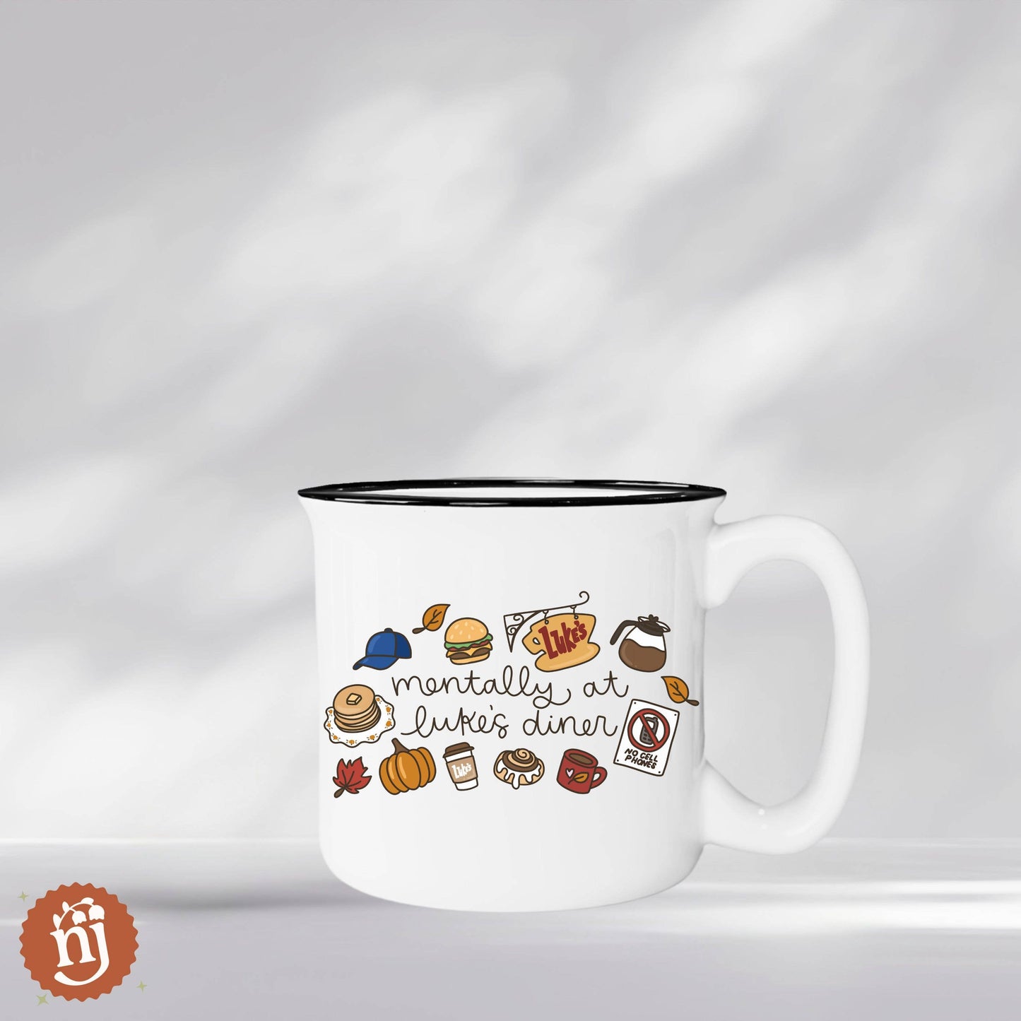 PREORDER -Mentally At Luke's Diner Ceramic Campfire Mug, 13oz