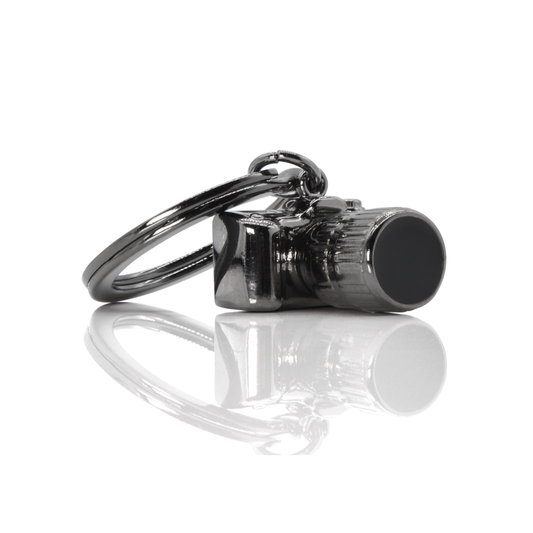Metalmorphose Keyring - Gunmetal Camera Keyring