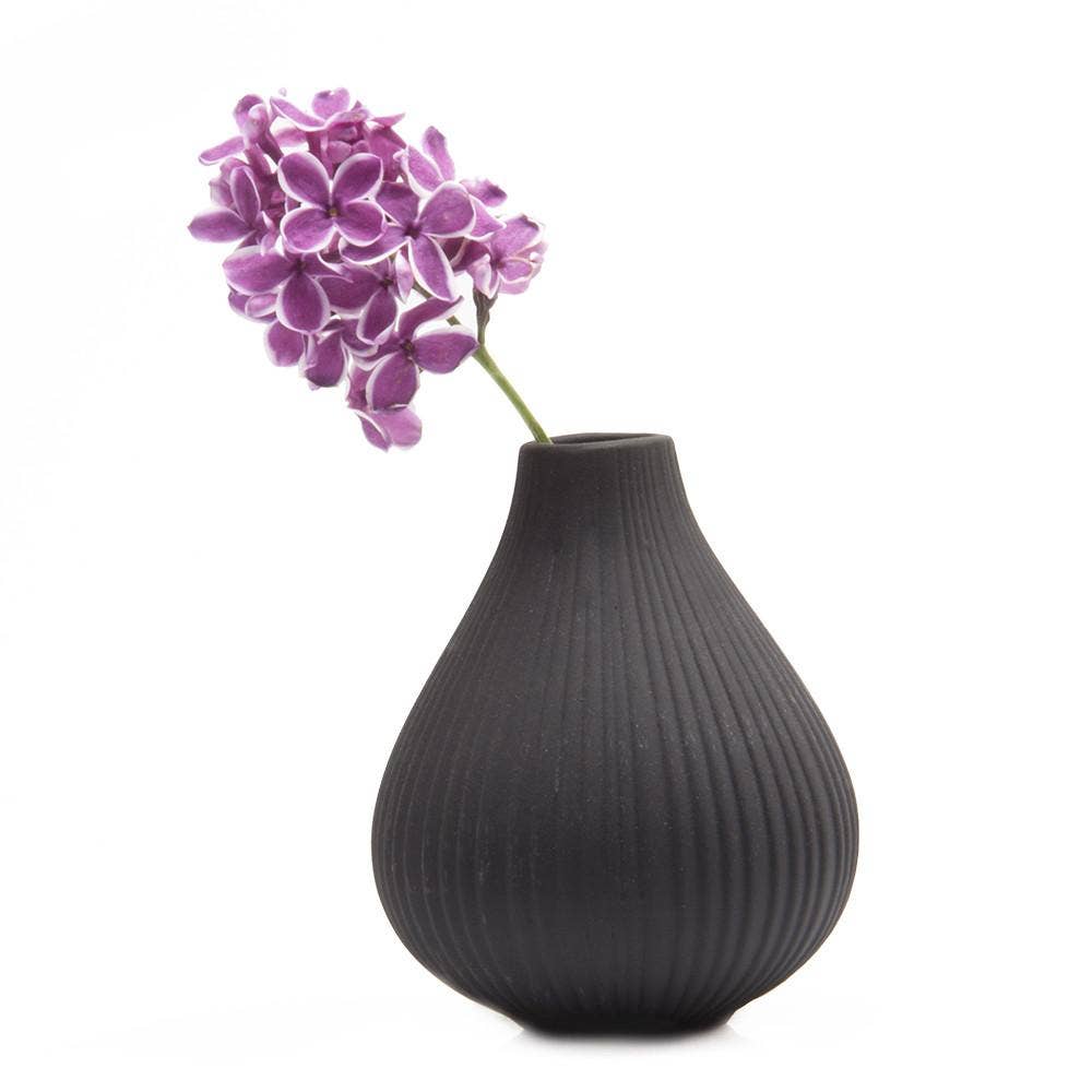 Frost - Matte Bisque Bud Flower Vase Glazed on Inside