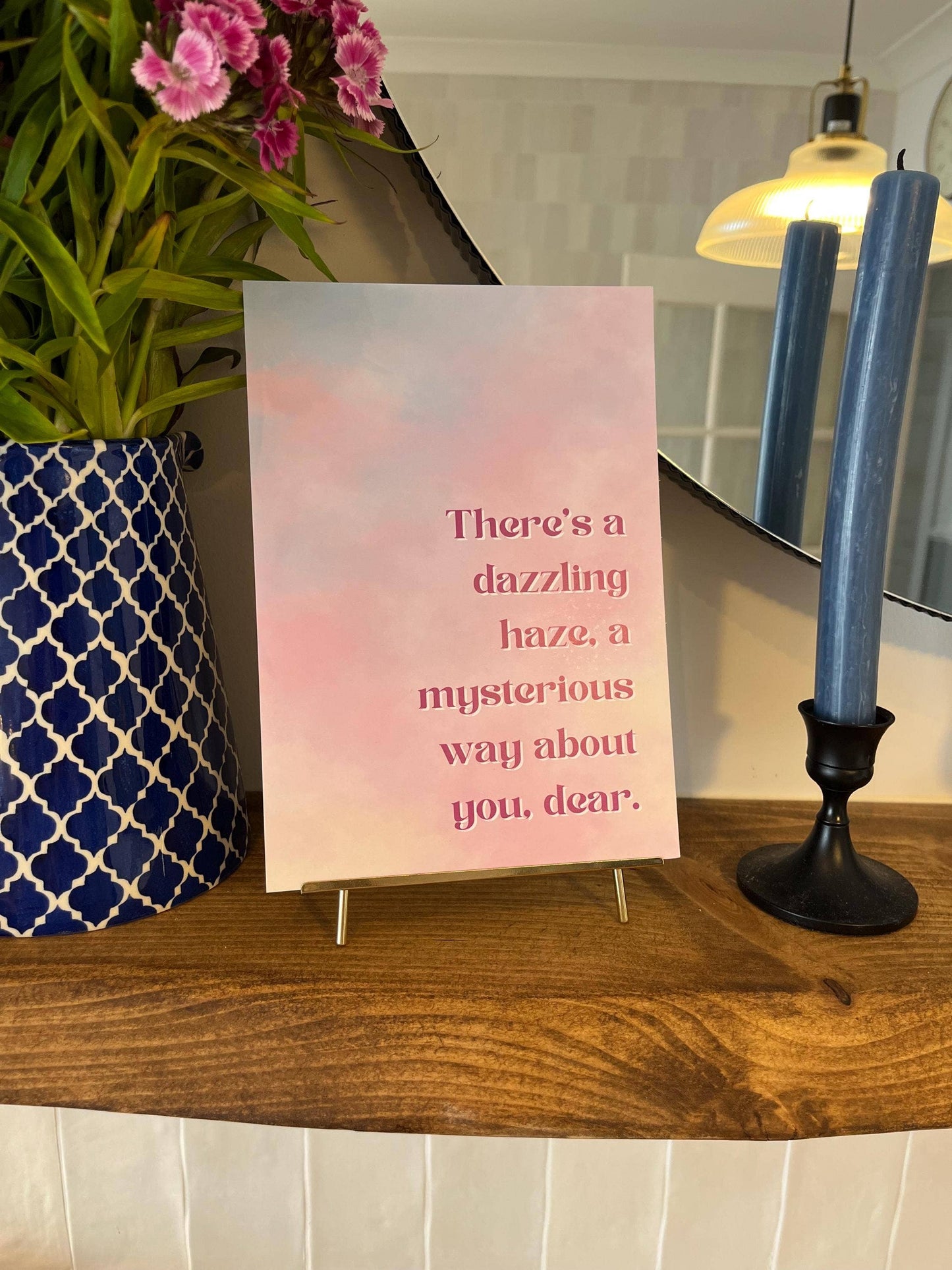 A3 Print - "Dazzling Haze A Mysterious Way" Taylor Swift