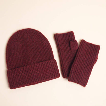 Burgundy Beanie Hat