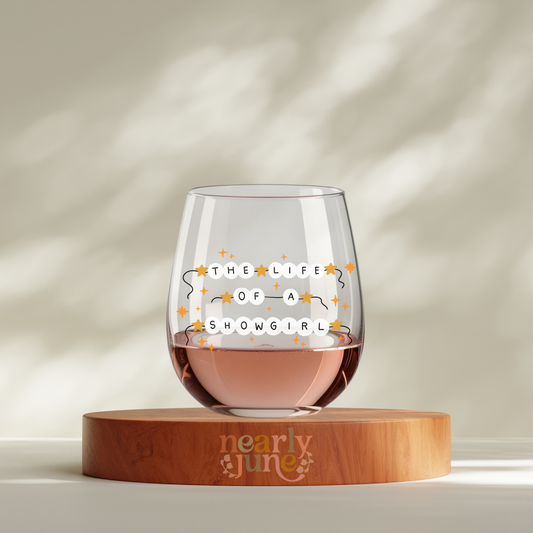 Tayor Swift TS12 TLOAS Era Friendship Bracelet Wine Glass