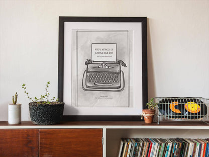 A3 Print - “Who’s Afraid of Me?” Taylor Swift Inspired