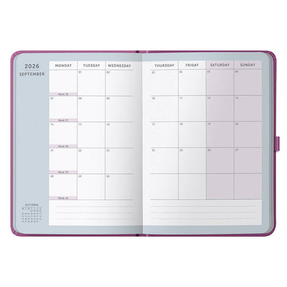 2026 Weekly Diary A5 Planner | Pink Daily Organiser | Busy B