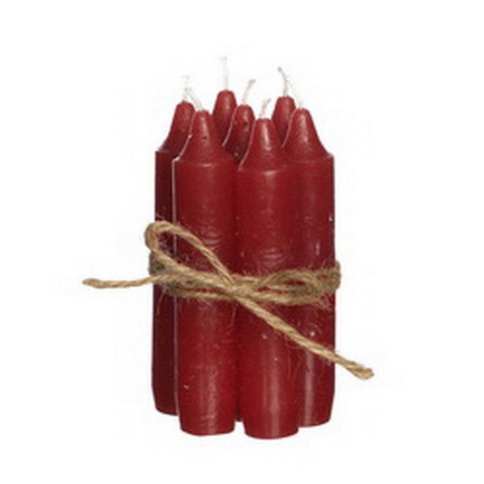 Taper Candle Set - H.11 cm (Set of 7, Red)