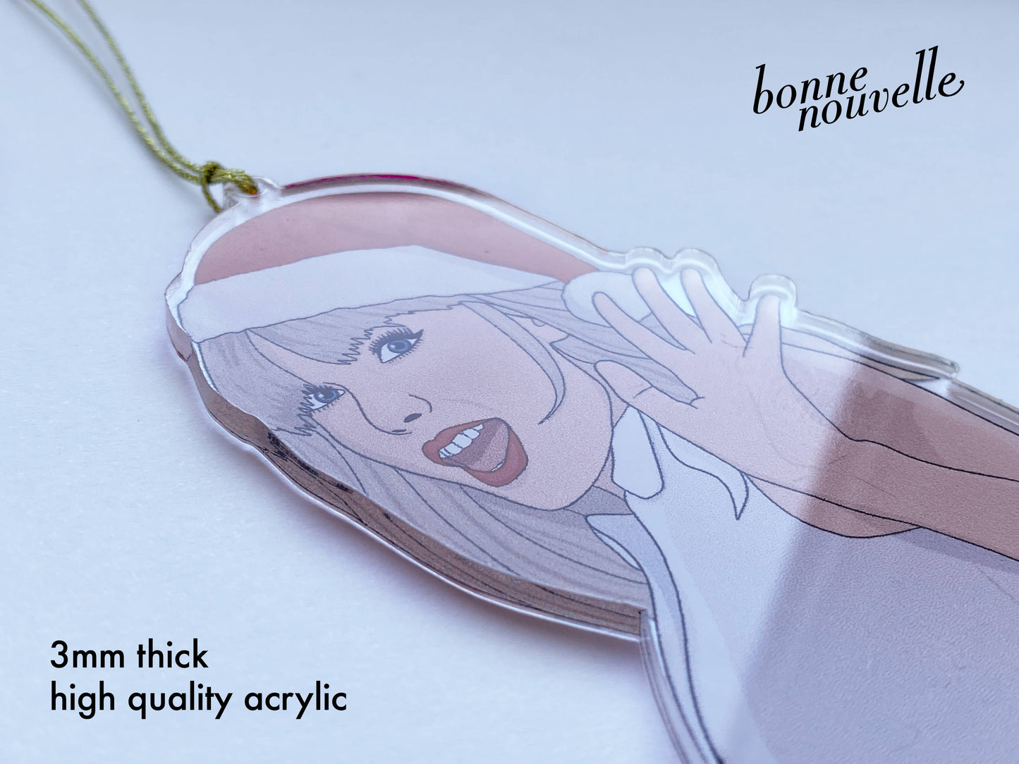 Taylor Swift Christmas Ornament