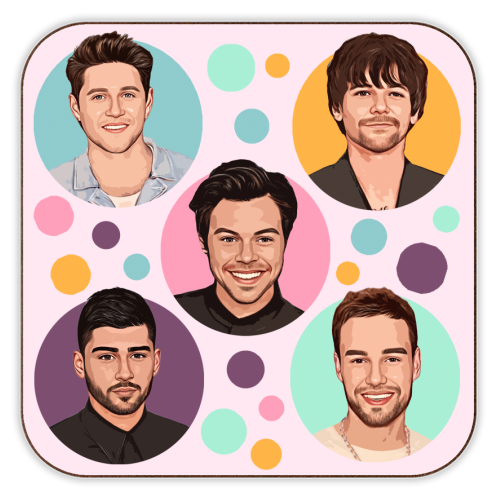 Art Wow Cork Coaster - '1D Bubbles' by DOLLY WOLFE