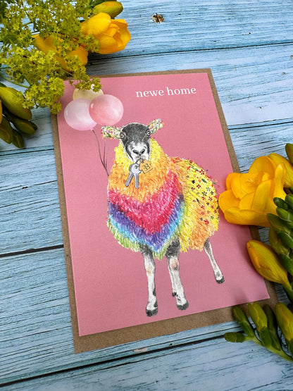 New Home Sheep Eco Friendly Card