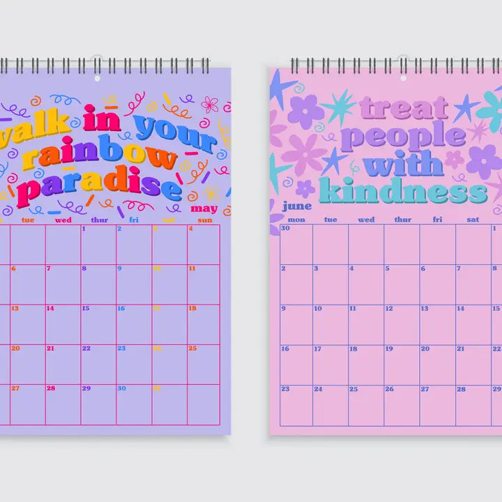 A4 Harry Styles Lyric Wall Calendar 2025