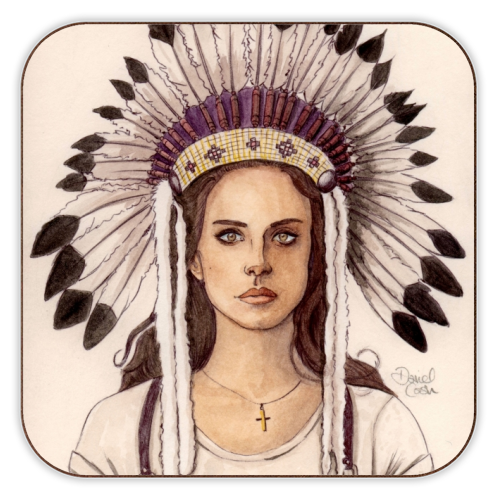 Cork Coaster - 'Lana Del Rey IV'