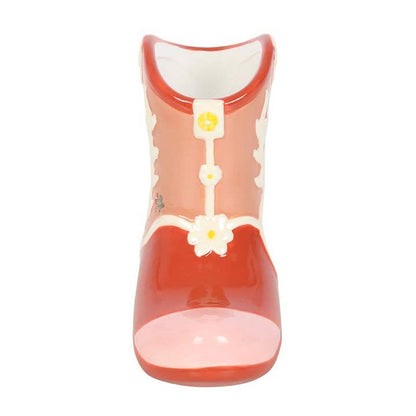 Pink Cowboy Boot Oil Burner and Wax Warmer