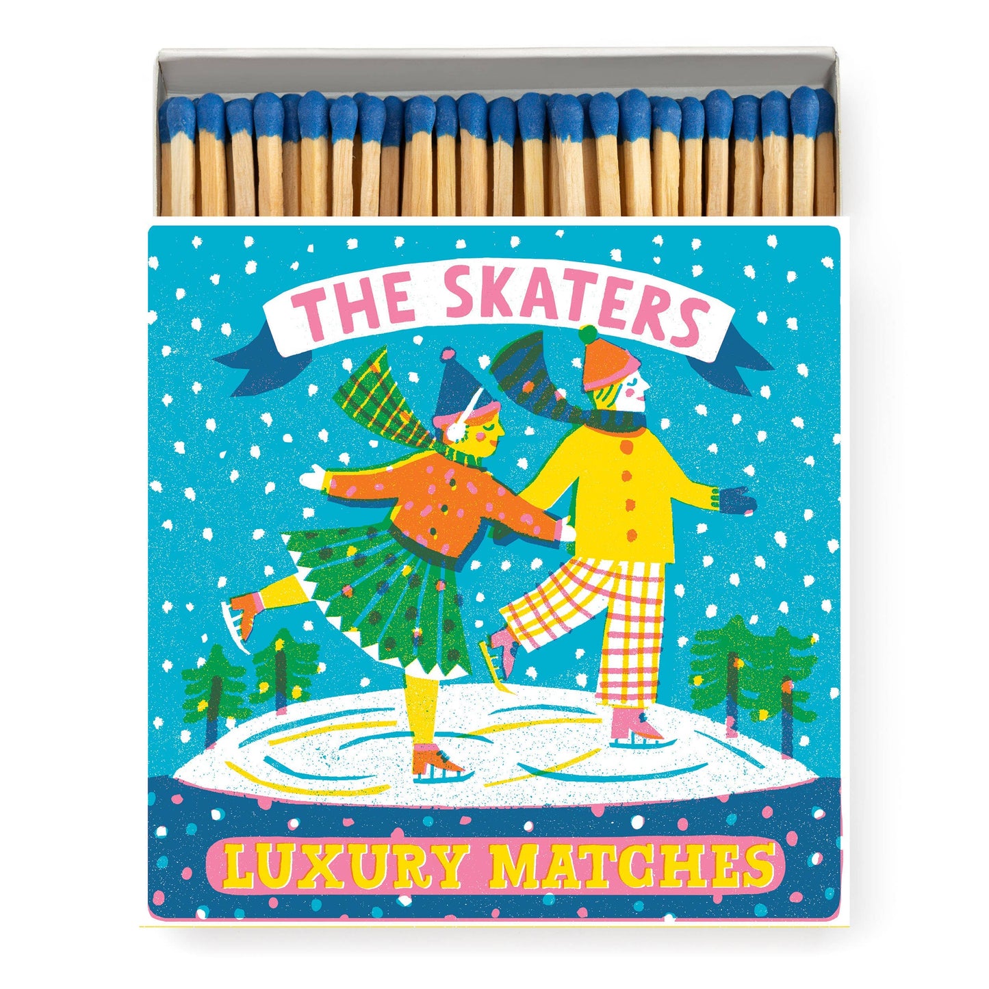 Archivist Gallery  The Skaters - Square - Christmas Safety Matches🎄