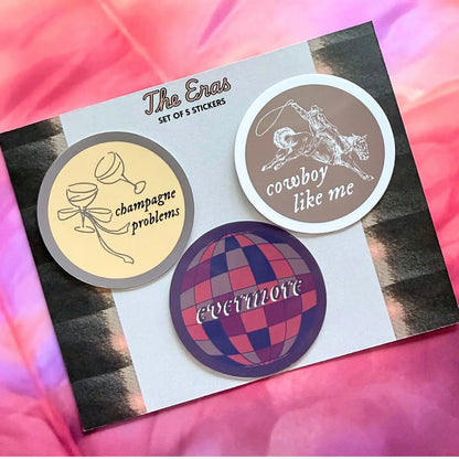 The Eras 5 Pack Sticker Pack - Each Era inc. TLOAS