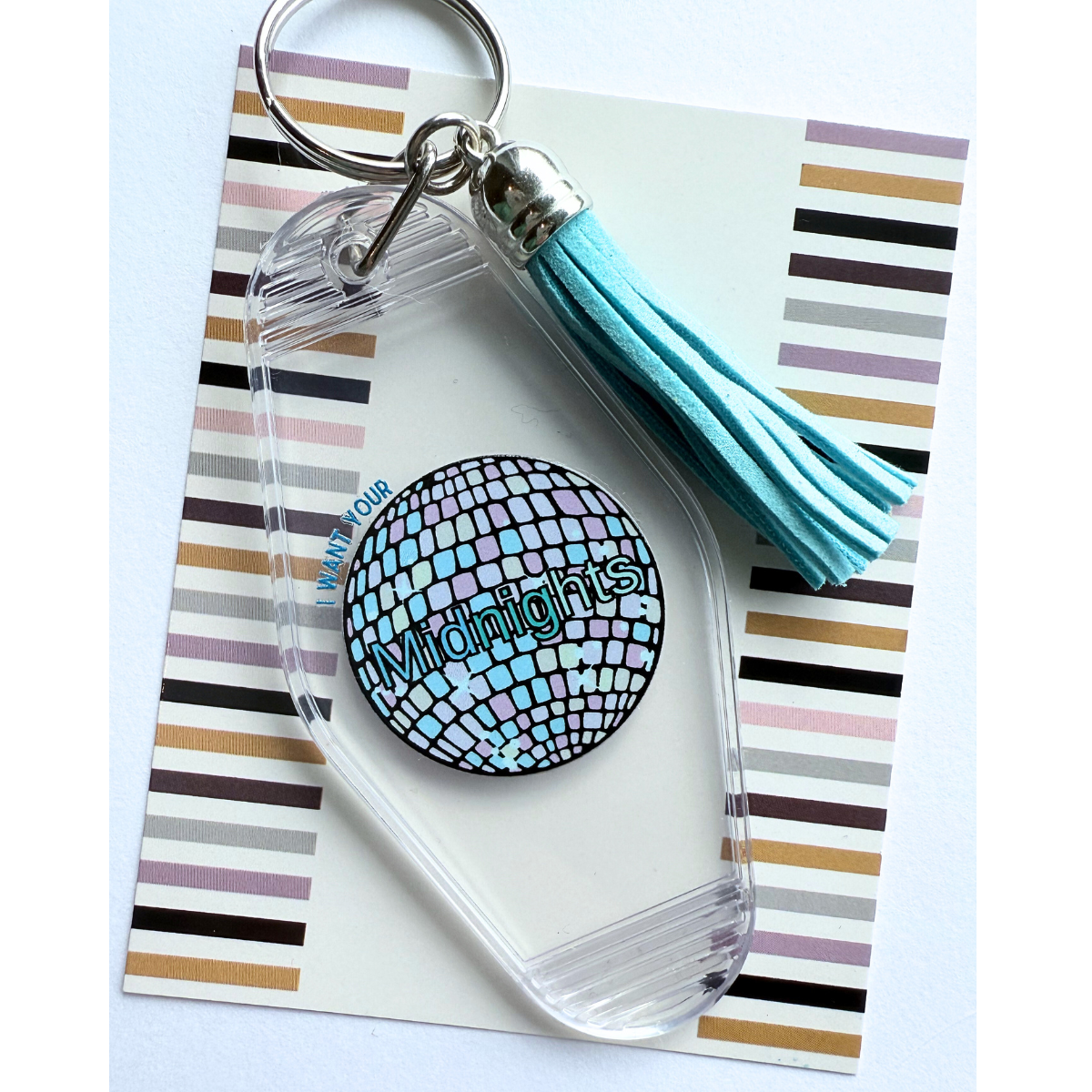 Taylor Swift Midnights Disco 🪩 Ball Acrylic Keychain 