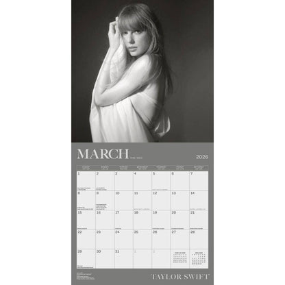 Taylor Swift 2026 Square Calendar
