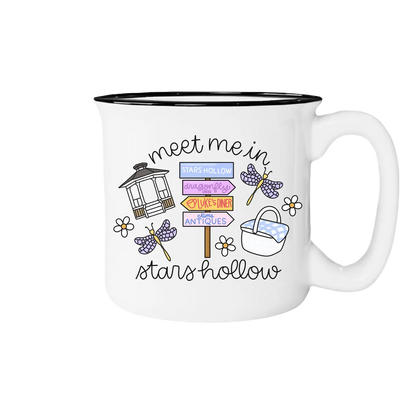 Gilmore Girls Inspired Meet Me in Stars Hollow Camp Mug