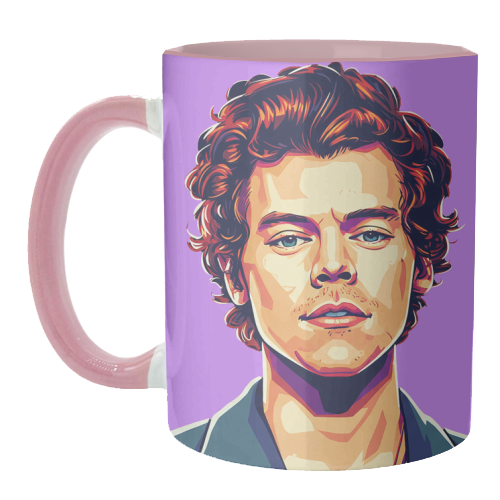 Harry Portrait on a Purple Background Mug - 11 Oz