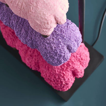 Table lamp Colorful Sheep Pink, polyresin, 35 x 20 x 67.5