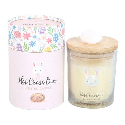 Hot Cross Bun Easter Candle