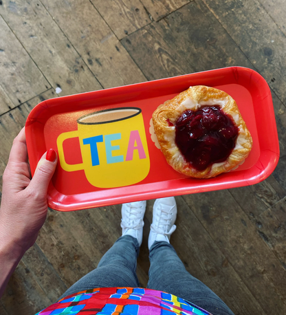 Tea and Biscuits Melamine Tray