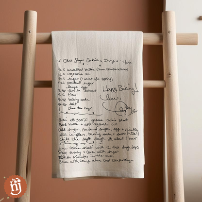 Taylor's Chai Sugar Cookies & Icing Recipe Tea Towel