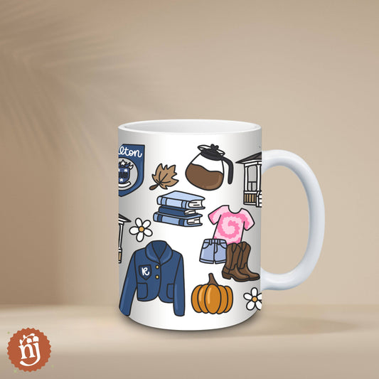 Gilmore Girls Inspired Back to Chilton Ceramic Mug, 15oz