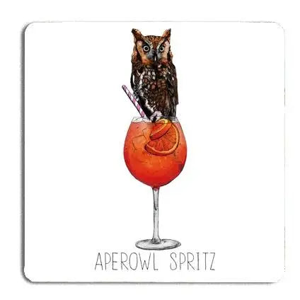 Aperowl Spritz Cork Drinks Coaster
