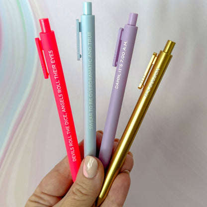 Swear to be overdramatic and true gel pen