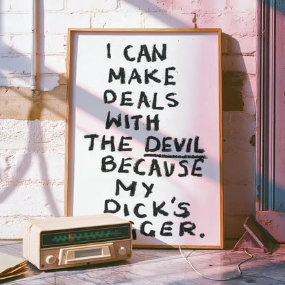 Taylor Swift Inspired - Deals with the Devil - A3 Print