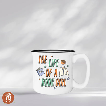 Taylor Showgirl Era Life of a Book Girl Campfire Mug