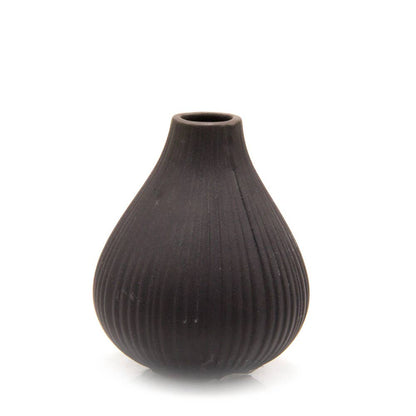 Frost - Matte Bisque Bud Flower Vase Glazed on Inside