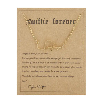 Taylor Swift - Swiftie Pendant Necklace