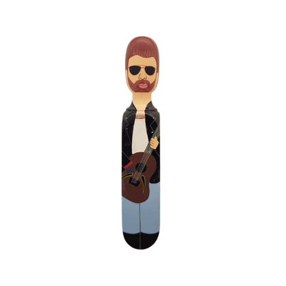 Wedgie Door Stopper - George - Leather Jacket Outfit
