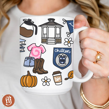 Gilmore Girls Inspired Back to Chilton Ceramic Mug, 15oz